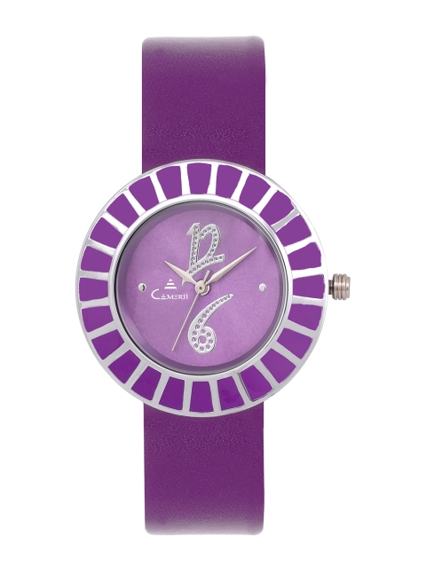 

Camerii Women Purple Analogue Watch