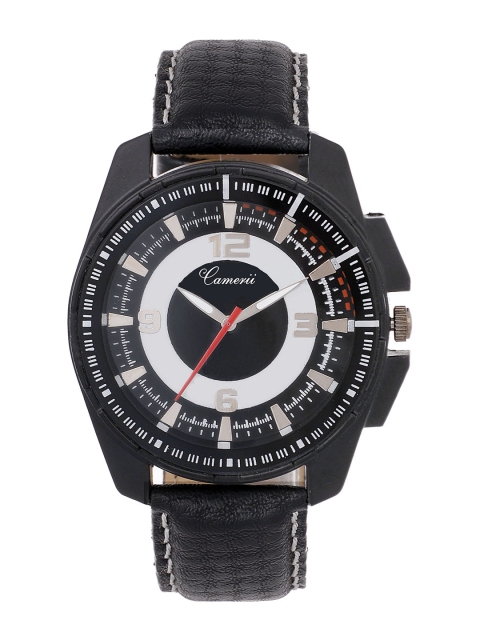 

Camerii Men Black Analogue Watch WM189_L