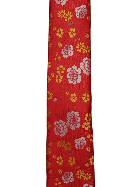 

Alvaro Castagnino Orange Printed Broad Tie