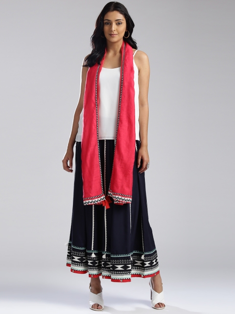 

W Pink Solid Dupatta
