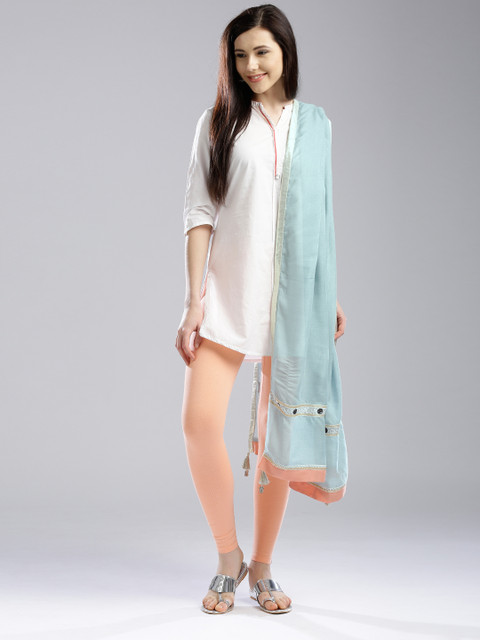 

W Blue Solid Dupatta