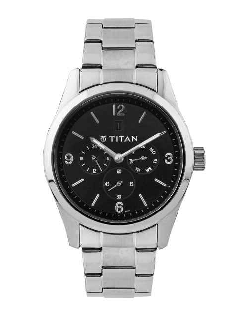 

Titan Men Black Dial Watch 9493SM02J