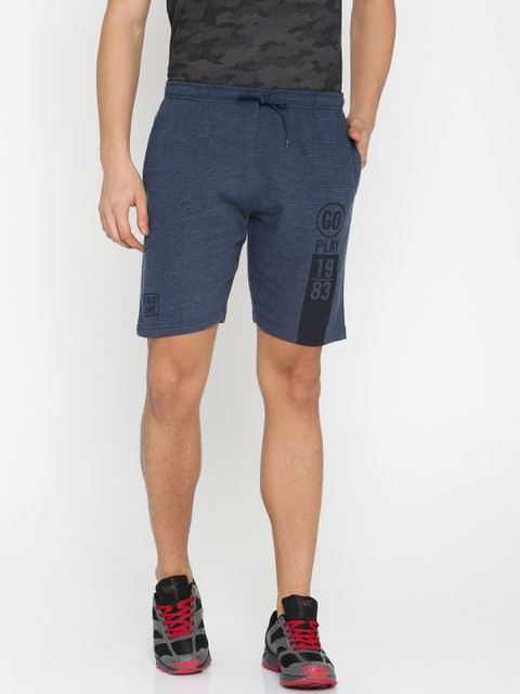 

Proline Active Men Navy Sports Shorts, Navy blue