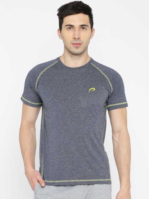 

Proline Active Men Navy Solid Round Neck T-shirt, Navy blue