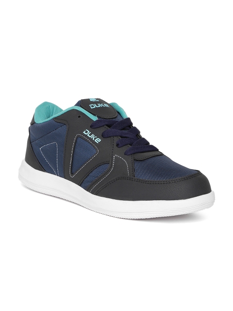 

Duke Men Navy & Black Sneakers, Navy blue