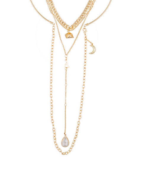 

Pipa Bella Gold-Toned Metal Layered Necklace