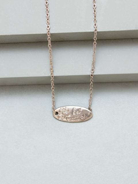 

Pipa Bella Metal Silver-Plated Necklace