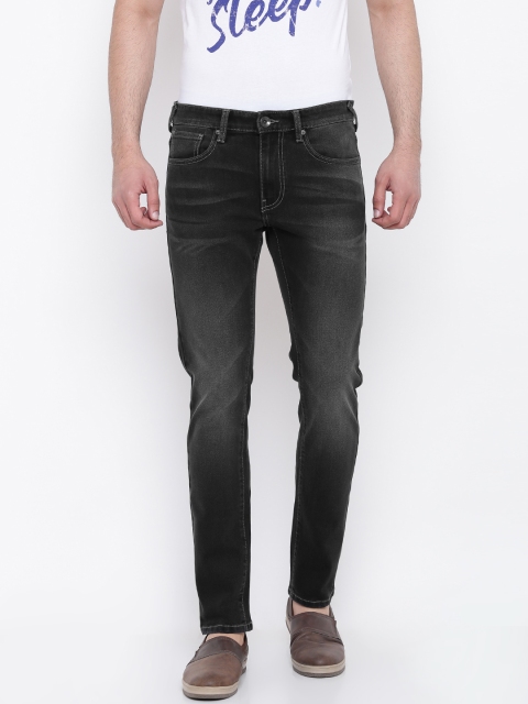 

Pepe Jeans Men Black Vapour Slim Fit Low-Rise Clean Look Stretchable Jeans