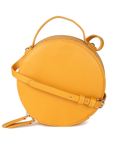 

FOREVER 21 Mustard Yellow Solid Sling Bag