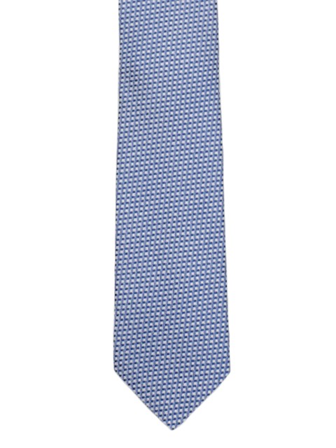

Tossido Blue Woven Design Broad Tie