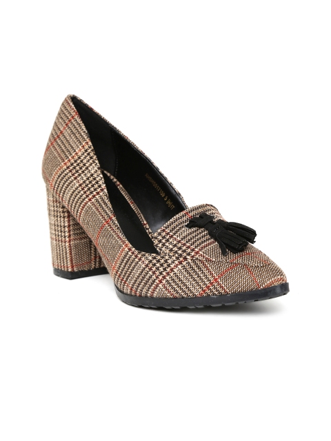 

Allen Solly Women Brown & Beige Woven Design Pumps