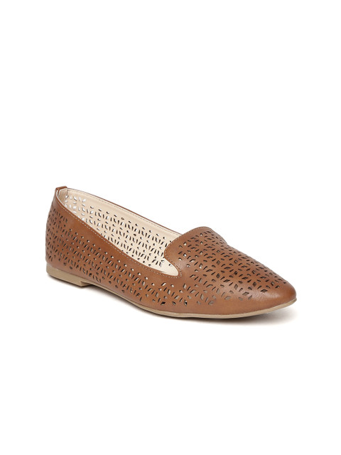 

Allen Solly Women Brown Cut-Out Ballerinas