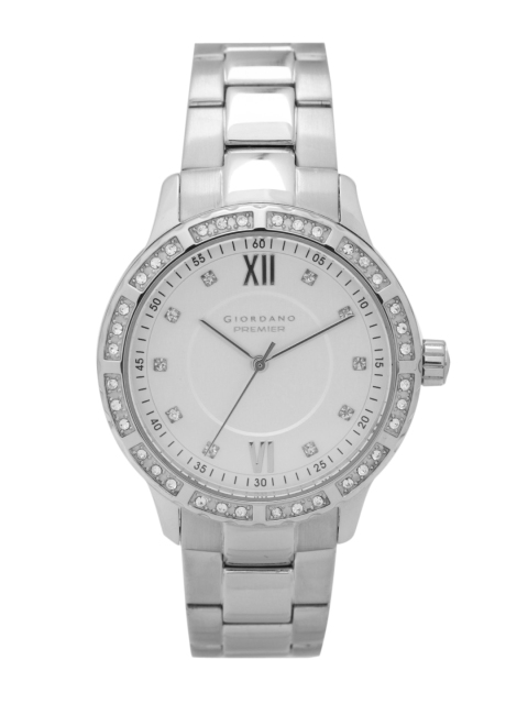 

GIORDANO Women Silver-Toned Analogue Watch P2026-11