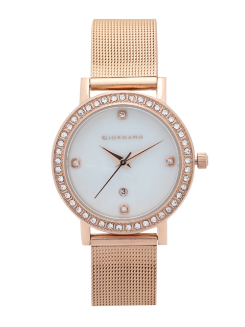 

GIORDANO Women Off-White Analogue Watch 2861-44