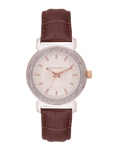 

GIORDANO Women Cream-Coloured Analogue Watch 2520-04X