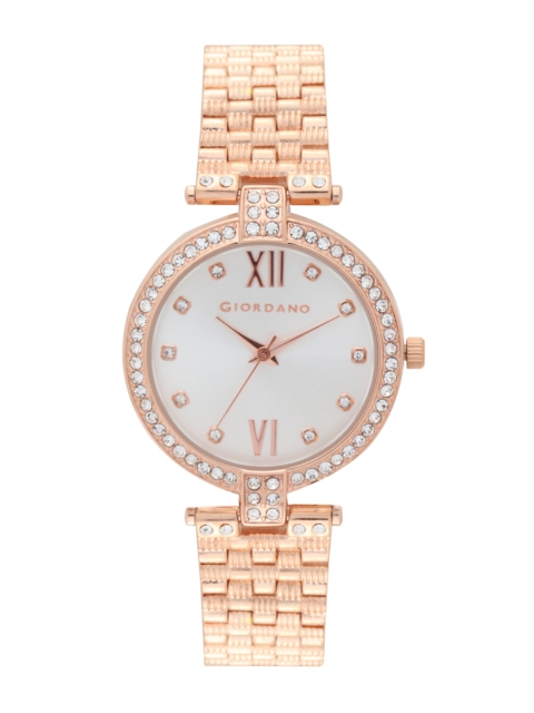 

GIORDANO Women Silver-Toned Analogue Watch A2063-44