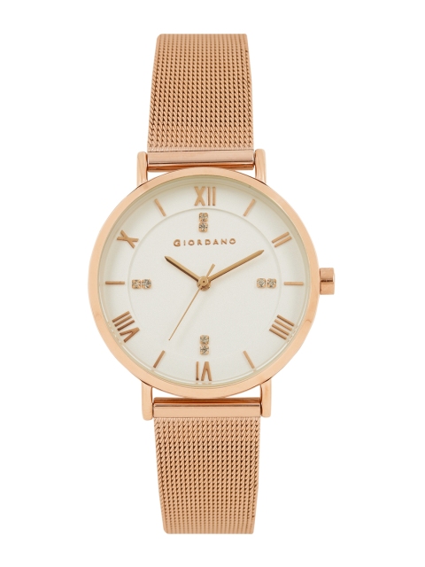 

GIORDANO Women White Analogue Watch A2065-33