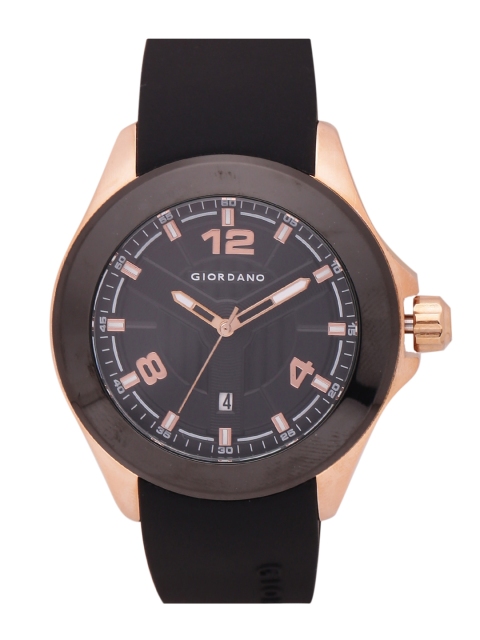 

GIORDANO Men Black Analogue Watch