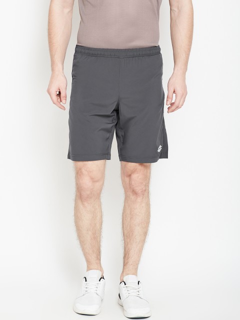 

Lotto Men Grey XRIDE II Sports Shorts