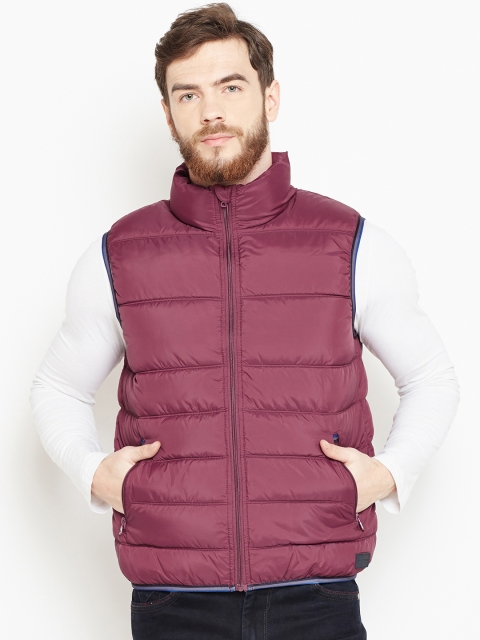 

Lotto Men Burgundy Sleeveless Puffer Jacket