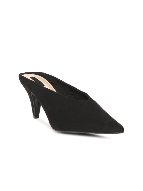 

FOREVER 21 Women Black Solid Pumps