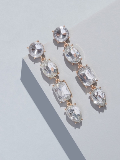 

Pipa Bella Gold-Toned Stone-Studded Drop Earrings