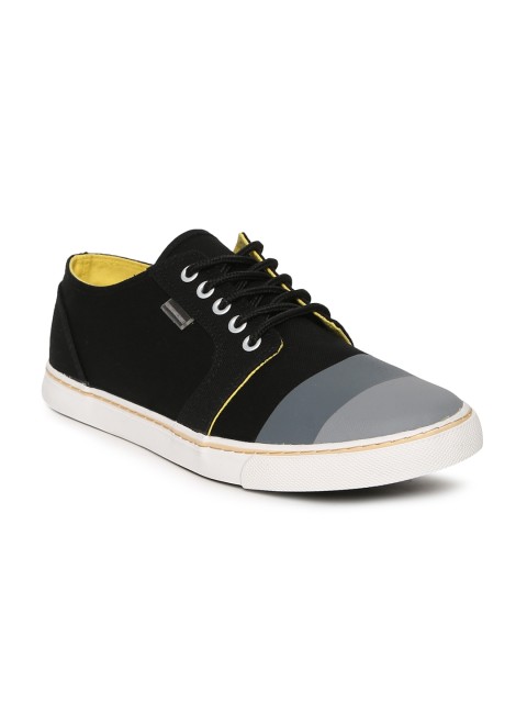 

Flying Machine Men Black & Grey Sneakers