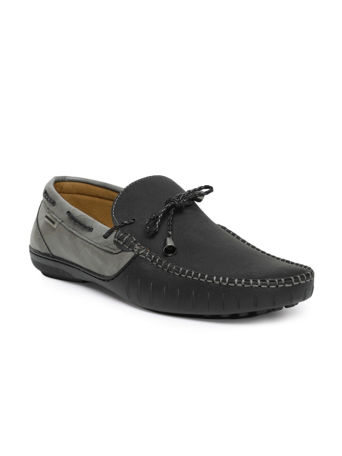 

Flying Machine Men Black & Grey Wyk Boat Shoes