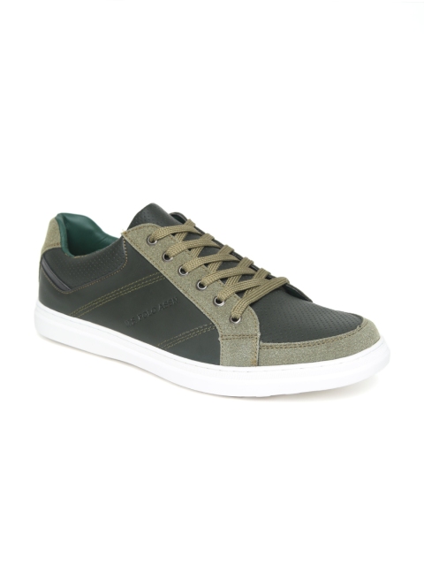 

U.S. Polo Assn. Men Olive Green Sneakers