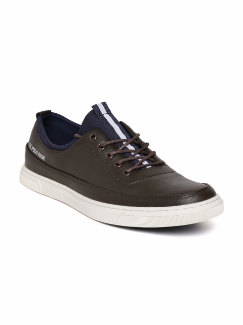 

U.S. Polo Assn. Men Coffee Brown Sneakers