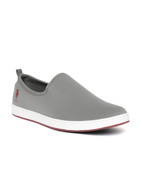 

U.S. Polo Assn. Men Grey Slip-Ons