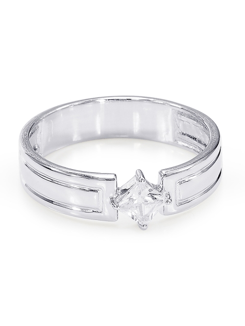 

Peora Men Silver-Plated Ring