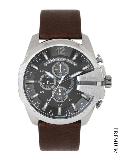 

DIESEL Men Gunmetal-Toned Dial Watch DZ4290, Metallic