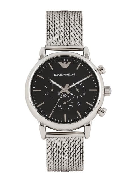 

Emporio Armani Men Black Dial Chronograph Watch AR1808I