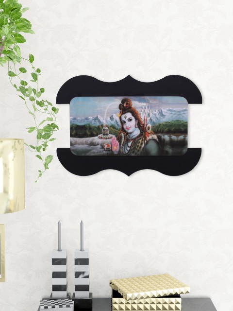 

Home Sparkle Multi Color Lord Shiva Wall Art