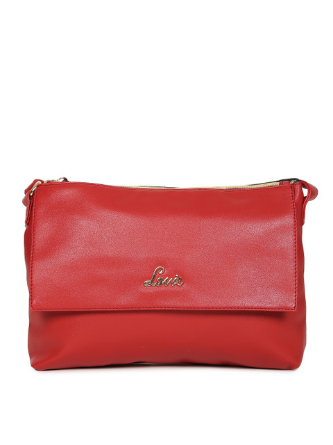 

Lavie Red Solid Sling Bag