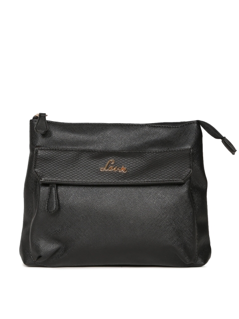 

Lavie Black Solid Sling Bag