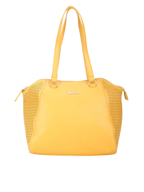 

Lavie Yellow Solid Shoulder Bag