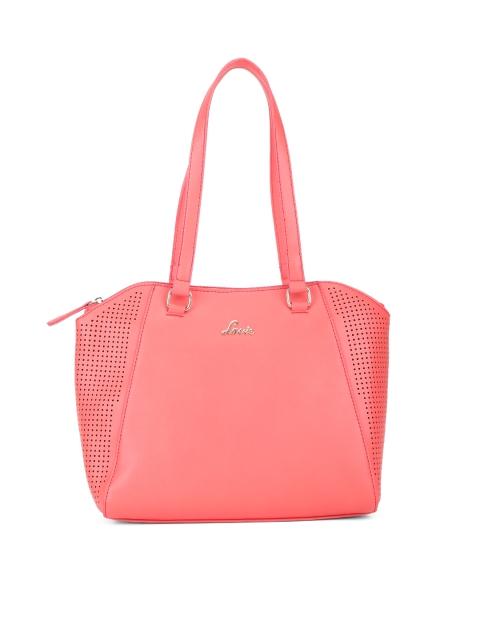 

Lavie Coral Orange Solid Shoulder Bag