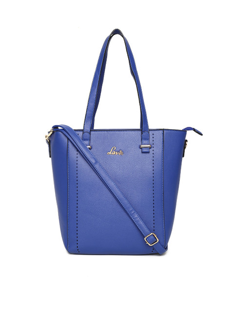 

Lavie Blue Solid Shoulder Bag