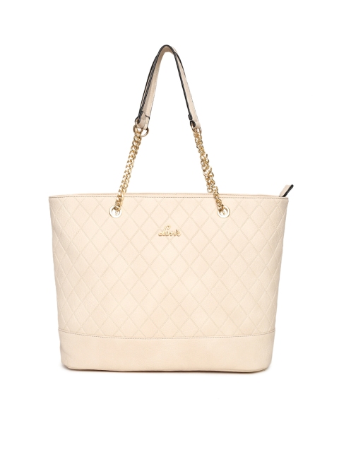 

Lavie Beige Textured Shoulder Bag