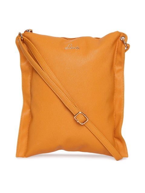 

Lavie Orange Solid Sling Bag
