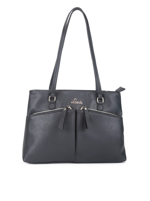 

Lavie Black Solid Shoulder Bag