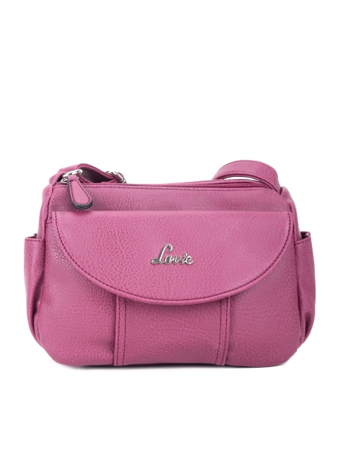 

Lavie Burgundy Solid Sling Bag