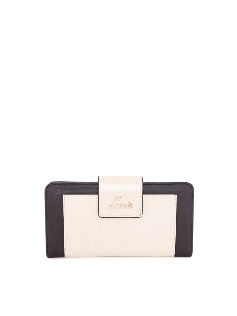 

Lavie Women Beige Colourblocked Two Fold Wallet