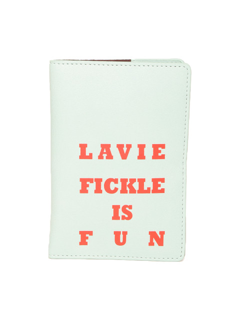 

Lavie Women Mint Green Printed Two Fold Wallet