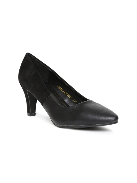 

Van Heusen Women Black Solid Pumps