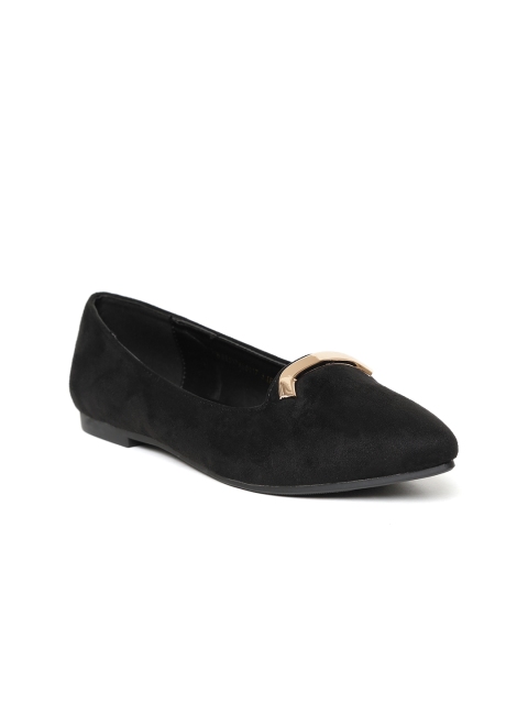 

Van Heusen Women Black Solid Ballerinas
