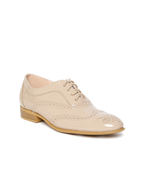 

Van Heusen Women Beige Leather Casual Brogues