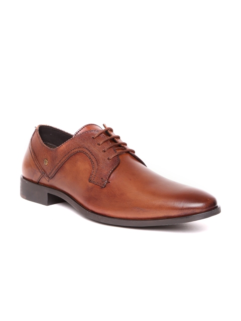 

Blackberrys Men Brown Leather Formal Derbys